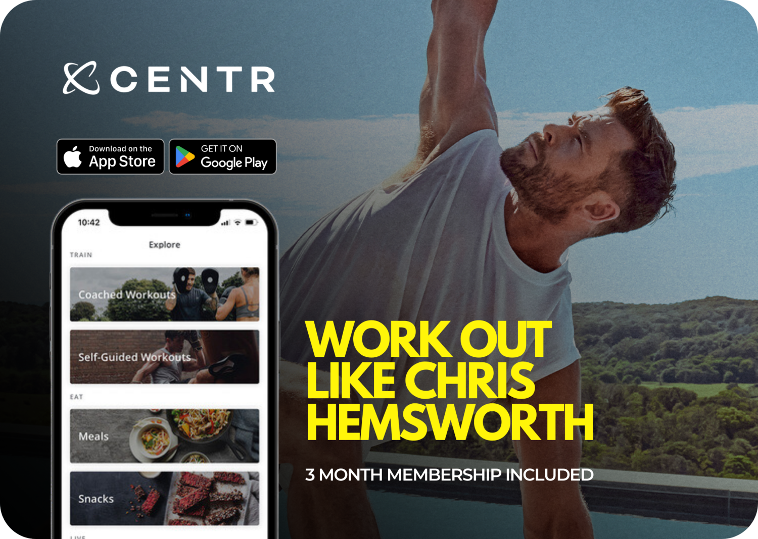CENTR App Banner
